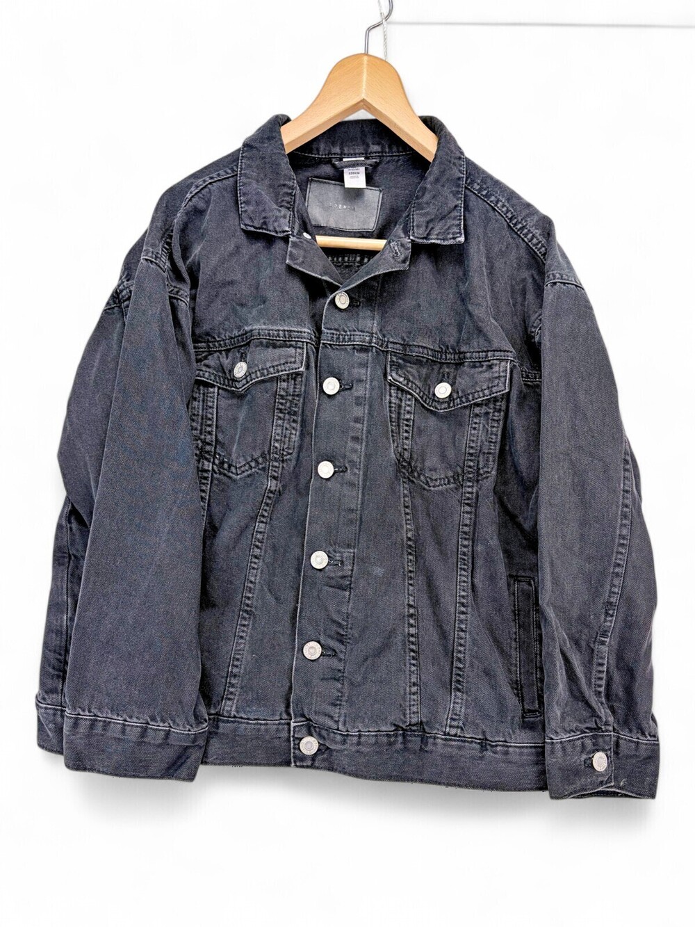 & Denim Women's Jean Jacket Button Front Size Small